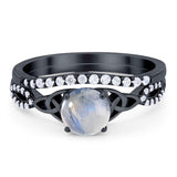 Two Piece Round Trinity Ring