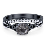 Two Piece Round Trinity Ring