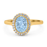 Art Deco Oval Natural Stone Wedding Ring