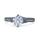 Art Deco Round Vintage Style Ring