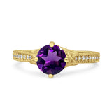 Art Deco Round Vintage Style Ring