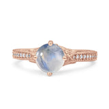 Art Deco Round Vintage Style Ring