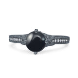 Art Deco Round Vintage Style Ring