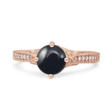 Art Deco Round Vintage Style Ring