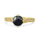 Art Deco Round Vintage Style Ring