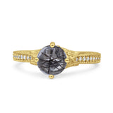 Art Deco Round Vintage Style Ring