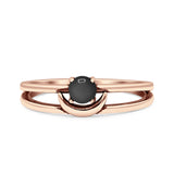 Moon Oxidized Ring