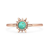 Oxidized Sun Ring