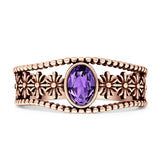 Oxidized Filigree Ring