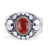 Oxidized Bali Ring