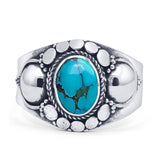 Oxidized Bali Ring