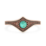 Beaded Halo Chevron Ring
