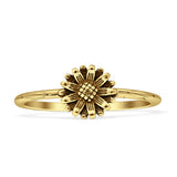  Oxidized Sunflower Ring