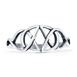  Oxidized Trinity Ring