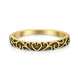 Floral Heart Band