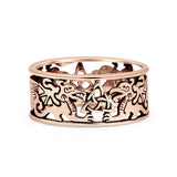 Celtic Triquetra & Dragons Ring