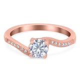 Round Natural Stone Art Deco Ring