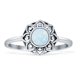 Lotus Flower Mandala Ring