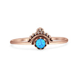 Oxidized Beaded Bali Ring