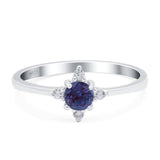 Minimalist Round Natural Stone Ring