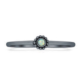 Round Opal Beaded Ring