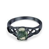 Oval Celtic Trinity Knot Ring