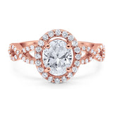 Art Deco Oval Natural Stone Split Shank Ring