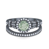 Art Deco Two Piece Bridal Ring