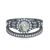 Art Deco Two Piece Bridal Ring