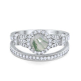 Art Deco Two Piece Bridal Ring