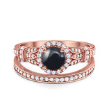 Art Deco Two Piece Bridal Ring