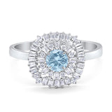 Round Natural Stone Cocktail Ring