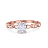Art Deco Oval Marquise Style Ring