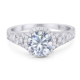Vintage Style Round Natural Stone Ring