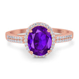 Art Deco Oval Natural Stone Wedding Ring