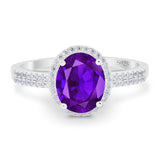 Art Deco Oval Natural Stone Wedding Ring
