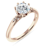 IGI Certified Round 2 Carat Lab Grown Diamond Art Deco Marquise Style Ring