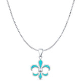  Fleur De Lis Pendant 