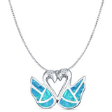  Swan Pendant 
