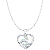  Heart & Star Pendant 