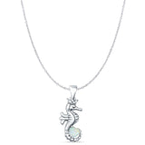  Seahorse Pendant 