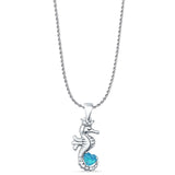  Seahorse Pendant 