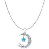  Moon & Stars Pendant 