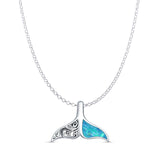  Whale Tail Pendant 