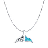  Whale Tail Pendant 