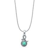 Snake Pendant Necklace