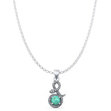 Snake Pendant Necklace
