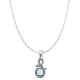 Snake Pendant Necklace