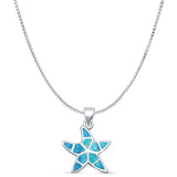  Starfish Pendant Necklace
