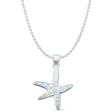  Starfish Pendant Necklace